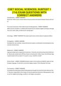 CSET SOCIAL SCIENCE SUBTEST 1 EXAM LATEST 2026 ACTUAL EXAM WITH COMPLETE QUESTIONS AND CORRECT DETAILED ANSWERS &lpar;100&percnt; VERIFIED ANSWERS&rpar; &vert;ALREADY GRADED A&plus;&vert; &vert;&vert;PROFESSOR VERIFIED&vert;&vert; &vert;&vert;BRANDNEW&excl;&excl;&excl;&vert;&vert;