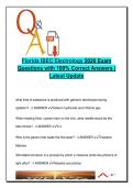 Florida IBEC Electrology &ndash; 2026 Exam &vert; 100 Verified Questions with Answers &vert; Galvanic&comma; Laser Hair Removal&comma; Photosensitivity