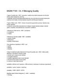 BADM 7120 Chapter 8  Managing Quality Study Guide & Questions 2025&sol;2026