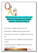 IBEC Electrology&comma; Laser & IPL &ndash; 2026 Exam &vert; Verified Questions with Answers &vert; Skin Layers&comma; Photothermolysis&comma; Hair Growth