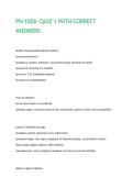 PN 1006- QUIZ 1 WITH CORRECT ANSWERS