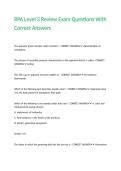 RPA Level 3 Review Exam Questions With Correct Answers&period;