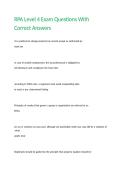 RPA Level 4 Exam Questions With Correct Answers