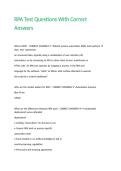RPA Test Questions With Correct Answers