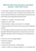TNCC 9th Edition Exam &ndash; 2026&sol;2027 &vert; Exam Questions with Verified Answers &lpar;Rated 100&percnt; Correct&rpar;