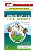 Test Bank for Community & Public Health Nursing&comma; 8th Edition by Mary & Melanie &ndash; Nursing & Public Health Exam Resource