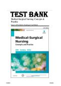 Test Bank - Medical-Surgical Nursing&colon; Concepts & Practice 3rd Edition by Susan C&period; deWit&comma; Holly K&period; Stromberg & Carol Dallred &vert; All Chapters&period;