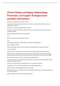 Chronic Disease and Aging&colon; Epidemiology&comma;  Prevention&comma; and Support Strategies Exam  questions and answers 