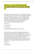 WGU D514 ACTUAL EXAM PAPER 2026 QUESTIONS WITH FULL SOLUTION GRADED A&plus;&period;