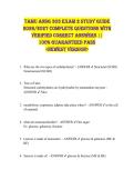 TAMU ANSG 303 EXAM 2 STUDY GUIDE  2026&sol;2027 COMPLETE QUESTIONS WITH  VERIFIED CORRECT ANSWERS &vert;&vert;  100&percnt; GUARANTEED PASS  <NEWEST VERSION> 