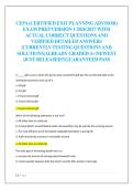 CEPA &lpar;CERTIFIED EXIT PLANNING ADVISOR&rpar;  EXAM PREP VERSION 1 2026&sol;2027 WITH  ACTUAL CORRECT QUESTIONS AND  VERIFIED DETAILED ANSWERS  &vert;CURRENTLY TESTING QUESTIONS AND  SOLUTIONS&vert;ALREADY GRADED A&plus;&vert;NEWEST  &vert;JUST RELEASED&excl;&excl;&vert;GUARANTEED PASS