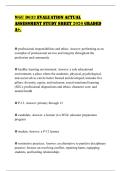 WGU D633 EVALUATION ACTUAL ASSESSMENT STUDY SHEET 2026 GRADED A&plus;&period;