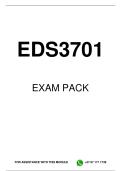 EDS3701 EXAM PACK 2026