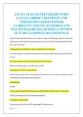 AAP FINAL EXAM PREP 2026&sol;2027 WITH  ACTUAL CORRECT QUESTIONS AND  VERIFIED DETAILED ANSWERS  &vert;CURRENTLY TESTING QUESTIONS AND  SOLUTIONS&vert;ALREADY GRADED A&plus;&vert;NEWEST  &vert;JUST RELEASED&excl;&excl;&vert;GUARANTEED PASS 