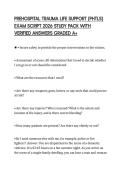 PREHOSPITAL TRAUMA LIFE SUPPORT &lpar;PHTLS&rpar; EXAM SCRIPT 2026 STUDY PACK WITH VERIFIED ANSWERS GRADED A&plus;