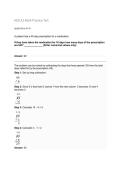 HESI A2 Math Practice Test with Answers and Rationales Converted Version 2025&sol; 2026