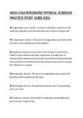 WGU C165 INTEGRATED PHYSICAL SCIENCES PRACTICE STUDY GUIDE 2026