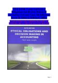 Ethical Obligations and Decision Making in Accounting &ndash; Text and Cases &lpar;6th Edition&rpar;&comma; Steven M&period; Mintz & William F&period; Miller &ndash; Complete Test Bank with Verified Answers