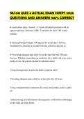 NU 641 QUIZ 4 ACTUAL EXAM SCRIPT 2026 QUESTIONS AND ANSWERS 100&percnt; CORRECT