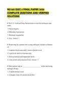 NU 641 QUIZ 4 FINAL PAPER 2026 COMPLETE QUESTIONS AND VERIFIED SOLUTIONS