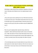 NURS 3305 E4- QUESTIONS WITH ANSWERS&vert; 2026 &vert; 100&percnt; Correct
