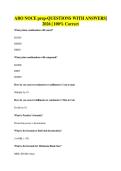 ABO NOCE prep-QUESTIONS WITH ANSWERS&vert; 2026 &vert; 100&percnt; Correct