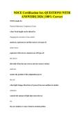 NOCE Certification Set&period;-QUESTIONS WITH ANSWERS&vert; 2026 &vert; 100&percnt; Correct