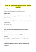 PSYC 387 Study Guide-Questions with Complete Solutions