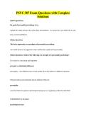 PSYC 387 Exam-Questions with Complete Solutions