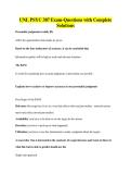 UNL PSYC 387 Exam-Questions with Complete Solutions