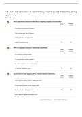  WGU D470 PRE-ASSESSMENT&colon; TRANSPORTATION&comma; LOGISTICS&comma; AND DISTRIBUTION &lpar;PVHO&rpar; &vert; Questions and Answers &vert; 2026 Update &vert; 100&percnt; Correct&period;