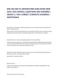 BSN 266 HESI V2 Med-Surg Exam 2025&ndash;2026 Update Nightingale 100 Correct Q&A A&plus; with Solution