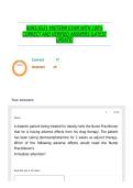 NURS 6521 MIDTERM EXAM WITH 100&percnt; CORRECT AND VERIFIED ANSWERS &lbrack;LATEST UPDATE&rsqb;