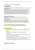 Samenvatting hoorcolleges 1 tm 18
