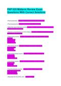 FNP 635 Midterm Review Exam Questions With Correct Solutions