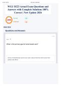 WGU D223 Actual Exam Questions and Answers with Complete Solutions 100&percnt; Correct &vert; New Update 2026