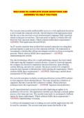 WGU D488 &sol;  D488 PACKAGED EXAMS&colon; NEW VERSION EXAM QUESTIONS AND ANSWERS 