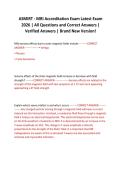 ASMIRT - MRI Accreditation Exam Latest Exam 2026 &vert; All Questions and Correct Answers &vert; Verified Answers &vert; Brand New Version&excl;