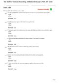 Financial Accounting 6th Edition Test Bank &vert; Jay S&period; Rich & Jeff Jones &vert; Latest Update 2026 &vert; Exam Prep Q&A