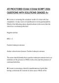 ATI PROCTORED EXAM 3 EXAM SCRIPT 2026 QUESTIONS WITH SOLUTIONS GRADED A&plus;