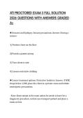 ATI PROCTORED EXAM 3 FULL SOLUTION 2026 QUESTIONS WITH ANSWERS GRADED A&plus;