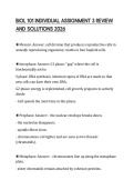 BIOL 101 INDIVIDUAL ASSIGNMENT 3 REVIEW AND SOLUTIONS 2026