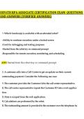 UIPATH RPA ASSOCIATE CERTIFICATION EXAM  QUESTIONS AND ANSWERS &lpar;VERIFIED ANSWERS&rpar;