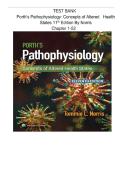 TEST BANK Porth's Pathophysiology&colon; Concepts of Altered Health States &lpar;11TH&rpar; By Norris Chapter 1-52 NEWEST VERSION STUVIA