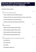Final Exam NSGA 140 questions with 100&percnt; correct answers rated A&plus; 2025&sol;2026