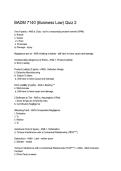BADM 7140 Business Law Quiz 2  Questions & Answers Study Guide 2025&sol;2026
