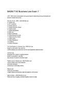BADM 7140 Business Law Exam 1  Questions & Answers Study Guide 2025&sol;2026