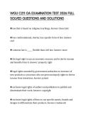 WGU C211 OA EXAMINATION TEST 2026 FULL SOLVED QUESTIONS AND SOLUTIONS