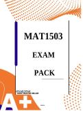 MAT1503 EXAM PACK 2026
