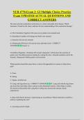 NUR 4770-Exam 2&colon; GI Multiple Choice Practice  Exam UPDATED ACTUAL QUESTIONS AND  CORRECT ANSWERS